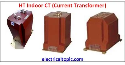 HT current transformer(CT) : indoor types diagram and
working principle.