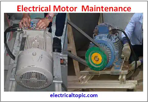 Electrical motor preventive maintenance: activity and procedure.